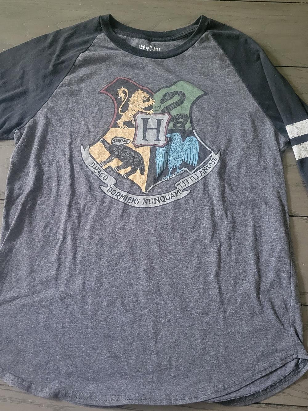 Warner Bros. Harry Potter Graphic Tee - Dark Gray & Black